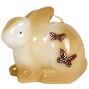 Osterhase, Dekorationskerze aus Wachs, Osterkerze,...