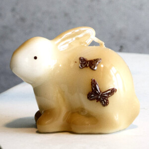Osterhase, Dekorationskerze aus Wachs, Osterkerze,...
