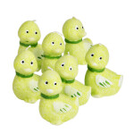 Osterkerzen, Entchen aus Wachs zu Ostern 7er-Set Stearinkerzen