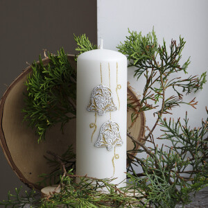 Stimmungsvolle Festtagskerze – Geschenkidee in...