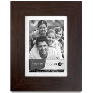 Stand- und Wand-Bilderrahmen mit Glasscheibe, 15 x 21 cm...