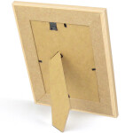 Holz-Bilderrahmen mit Glasscheibe, Bildformat 15 × 20 cm, Fotorahmen