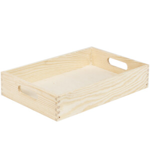 Holztablett gerade 20 x 30 cm aus Birkenholz