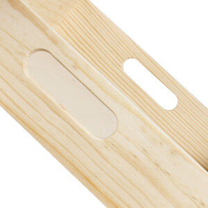 Tablett aus Vollholz 25 x 35 cm gerade