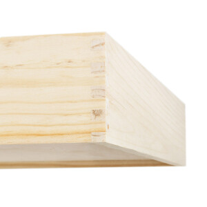 Tablett aus Vollholz 25 x 35 cm gerade