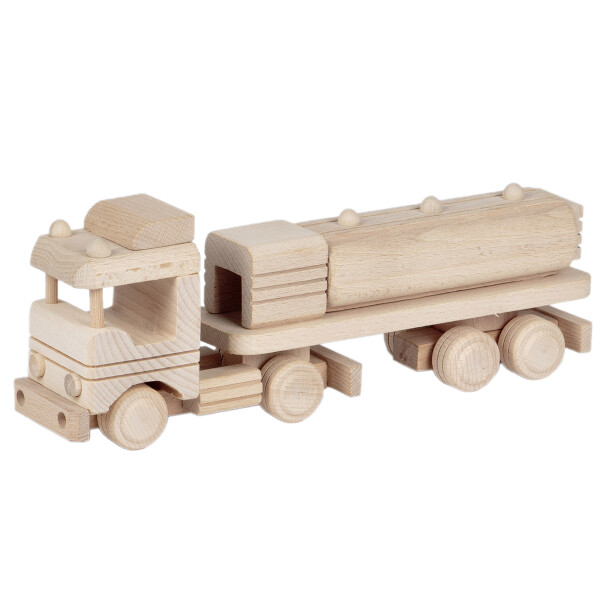 Tankwagen, Holz-Lkw-Spielzeugauto, Kinderspielzeug 29 × 7 × 10 cm