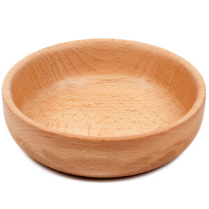 Buchenholz Holzschale 0,6 Liter Ø 16,5 x 6 cm