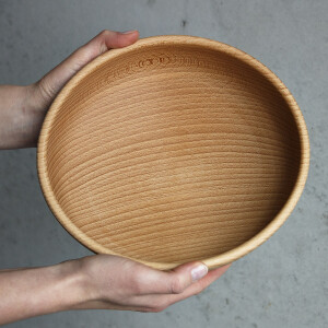 Obstschale 1,2 Liter Holz Kirsche Ø 22 x 6,5 cm