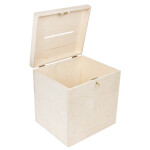 Große Kartenbox 25 × 29 × 30 cm mit Schlitz und Schlüssel