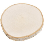 Birkenscheibe Ø 20 - 25 cm Holz Scheibe 2,5 cm dick