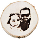 Birkenscheibe Ø 20 - 25 cm Holz Scheibe 2,5 cm dick