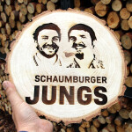 Birkenscheibe Ø 20 - 25 cm Holz Scheibe 2,5 cm dick