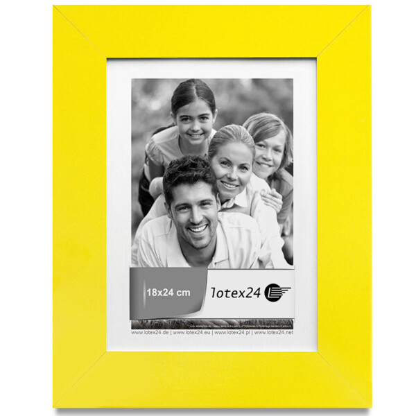 Foto-Bilderrahmen 18 × 24 cm mit Glasscheibe, Standrahmen, Wandrahmen