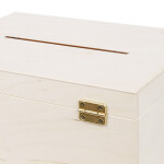 Spendenbox aus Holz für Geldgeschenke, 29 × 20 × 22 cm