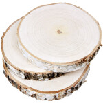 Holz Scheiben 3er-Set Baumscheiben Ø 20 - 25 cm
