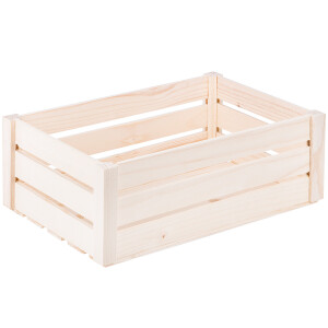 Holzkiste, 6,5 Liter, Ladenregalsiege...