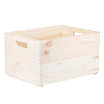 Werkstattkiste, 21 Liter, aus Holz, 40 × 30 × 24 cm