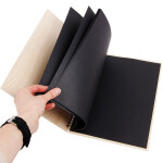 Holz Buch mit Ringmechanik 25 Blätter